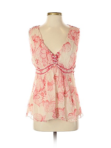 Max Studio Sleeveless Silk Top (view 1)