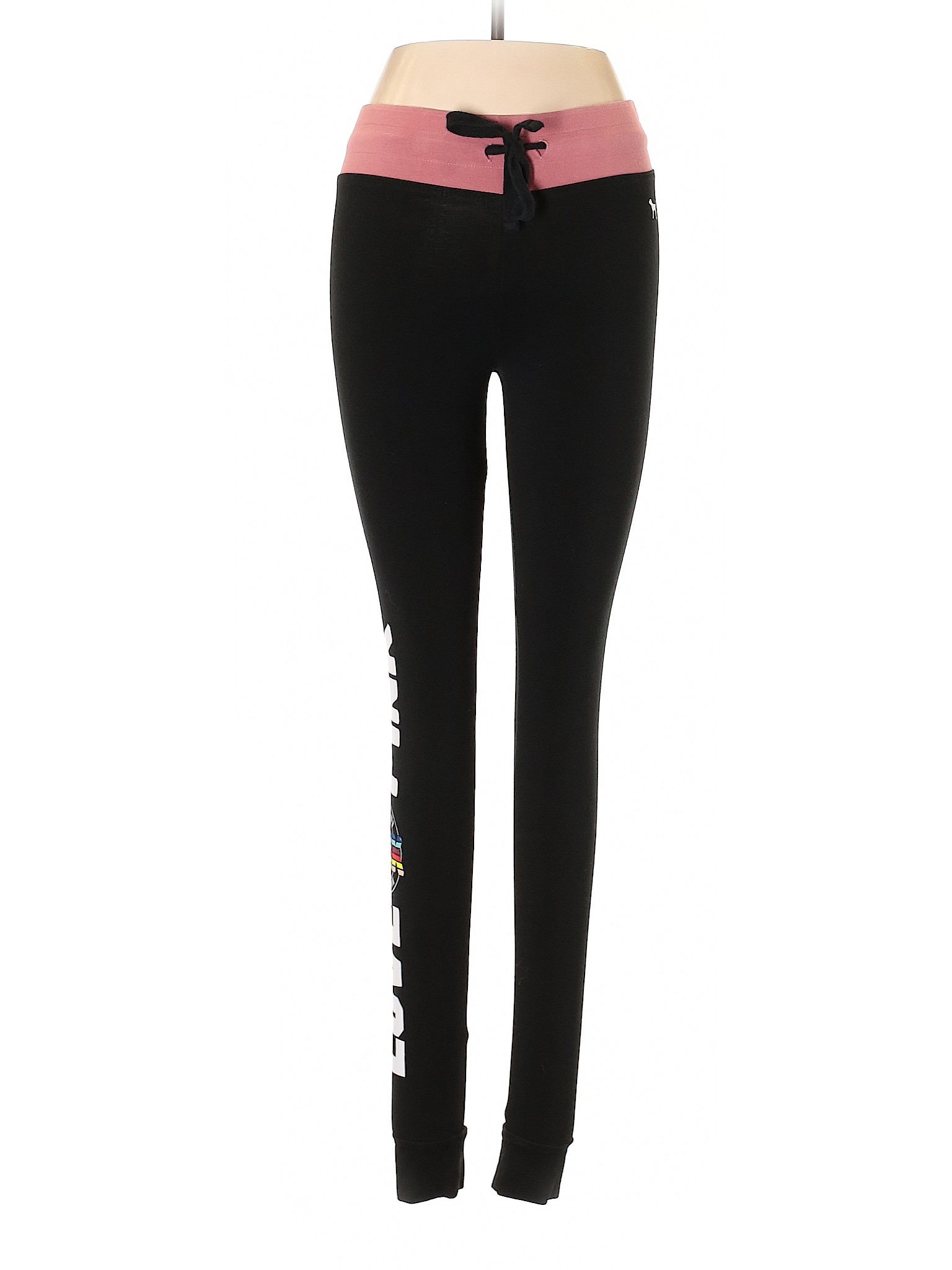 Victoria's Secret Pink Solid Black Leggings Size XS - 69% off | thredUP