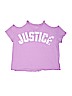 Justice Purple Short Sleeve T-Shirt Size 10 - photo 1