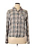 Aeropostale 100% Rayon Gray Long Sleeve Button-Down Shirt Size XL - photo 1
