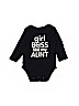 Carter's 100% Cotton Black Long Sleeve Onesie 3-6 MO / 6 MO - photo 1