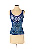 Intermix 100% Cotton Blue Sleeveless Blouse Size P (petite) - photo 1