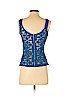 Intermix 100% Cotton Blue Sleeveless Blouse Size P (petite) - photo 2