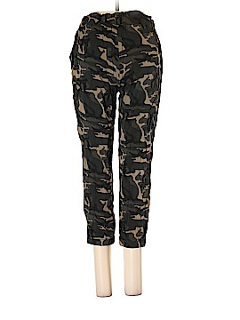 Rayon Camo Black Green Casual Pants 