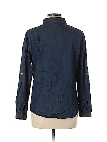 Ashley Stewart Long Sleeve Button-Down Shirt (view 2)