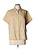 The Territory Ahead 100% Cotton Tan Short Sleeve Button-Down Shirt Size XL - photo 1