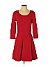 Diane von Furstenberg Red Casual Dress Size 4 - photo 1