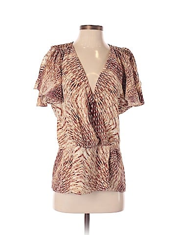 Parker Short Sleeve Silk Top (view 1)