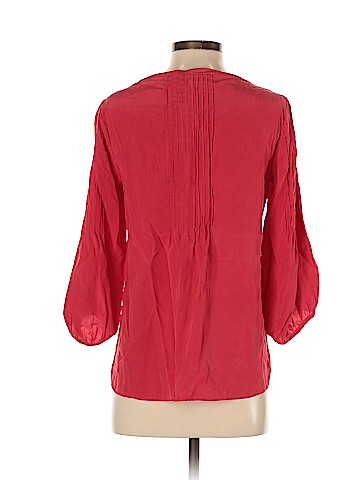 Tibi 3/4 Sleeve Silk Top (view 2)