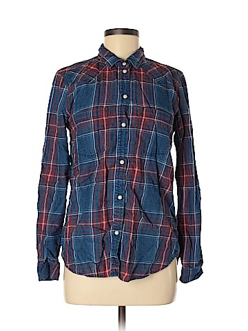 American Eagle Outfitters Long Sleeve Button-Down Shirt (view 1)