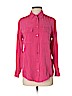 Equipment 100% Silk Pink Long Sleeve Silk Top Size XS - photo 1