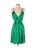 Contrarian New York 100% Silk Green Cocktail Dress Size 2 - photo 1