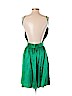 Contrarian New York 100% Silk Green Cocktail Dress Size 2 - photo 2