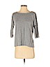Cuyana Solid Gray 3/4 Sleeve T-Shirt Size XS - photo 1