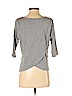 Cuyana Solid Gray 3/4 Sleeve T-Shirt Size XS - photo 2
