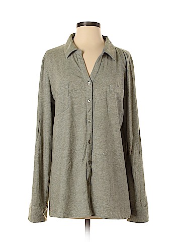 Natural Reflections Long Sleeve Button-Down Shirt (view 1)