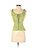 Byer Wear 100% Cotton Green Sleeveless Blouse Size S - photo 1