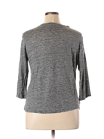 Ann Taylor LOFT 3/4 Sleeve T-Shirt (view 2)