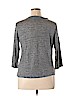 Ann Taylor LOFT 100% Linen Gray 3/4 Sleeve T-Shirt Size XL - photo 2