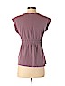 Theory Purple Short Sleeve Top Size S - photo 2