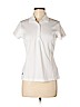 Adidas 100% Polyester White Short Sleeve Polo Size S - photo 1