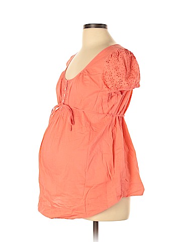 Motherhood Short Sleeve Blouse (view 1)