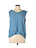 Jane and Delancey 100% Cotton Blue Sleeveless Blouse Size XL - photo 1