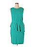 Ann Taylor Teal Casual Dress Size 14 (tall) - photo 1