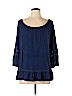 New Directions Blue 3/4 Sleeve Top Size XL - photo 1