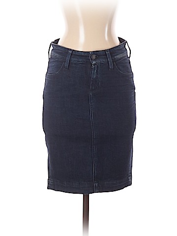 7 For All Mankind Denim Skirt (view 1)