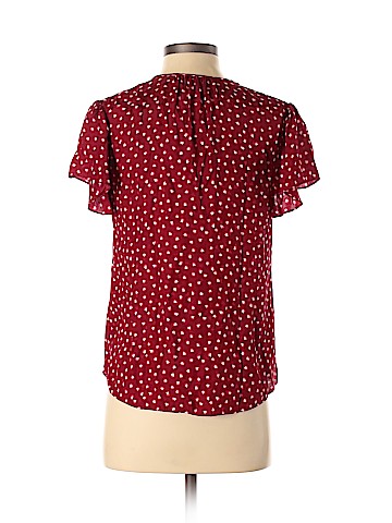 Rebecca Taylor Short Sleeve Silk Top (view 2)