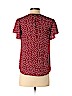 Rebecca Taylor 100% Silk Red Short Sleeve Silk Top Size 2 - photo 2