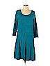 Worthington Blue Casual Dress Size XL - photo 1
