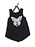 Justice Graphic Black Sleeveless Top Size 7 - photo 1