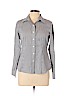 Foxcroft White Long Sleeve Button-Down Shirt Size 10 (petite) - photo 1