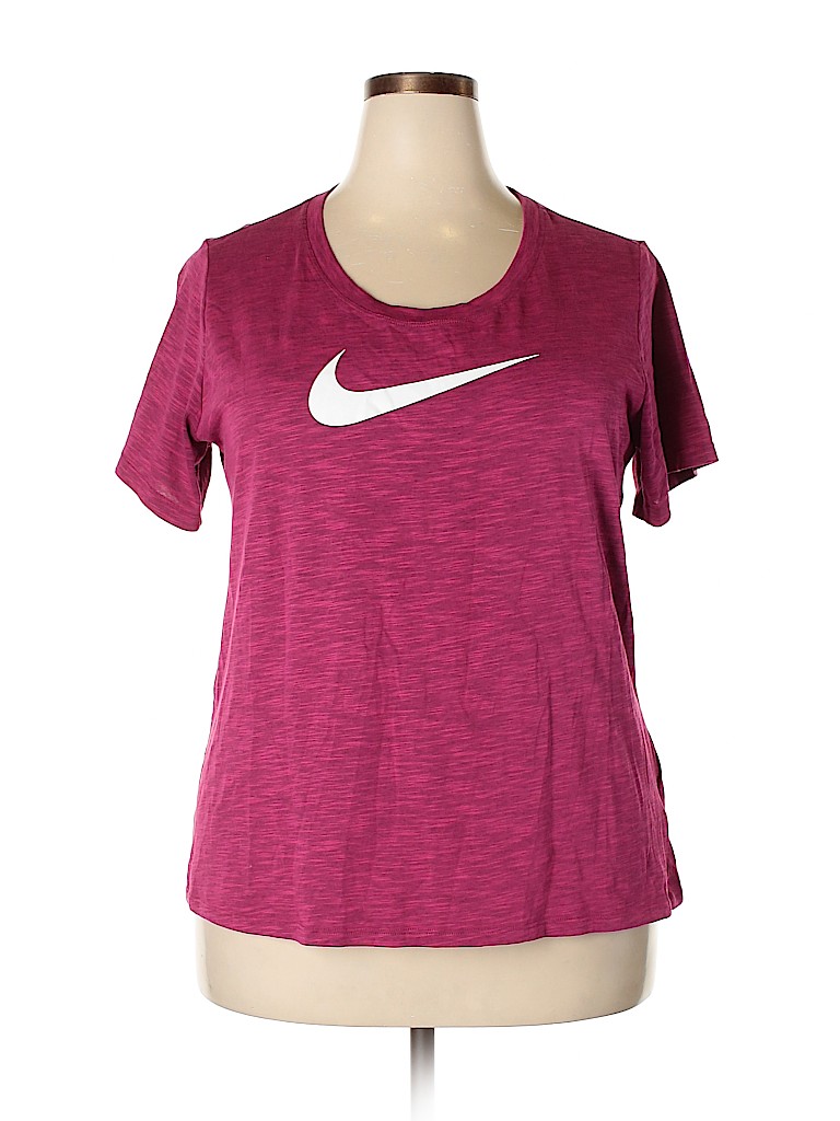plus size pink nike shirt