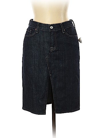 7 For All Mankind Denim Skirt (view 1)