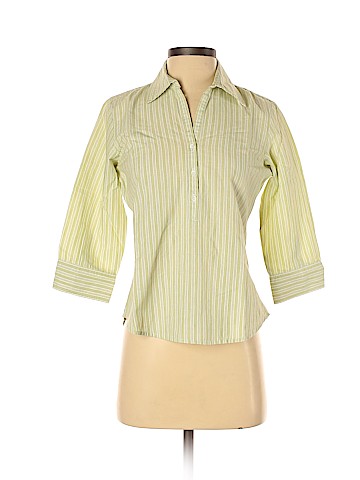 Talbots 3/4 Sleeve Button-Down Shirt (view 1)