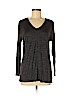 Ann Taylor LOFT 100% Rayon Gray Long Sleeve Top Size M (petite) - photo 1