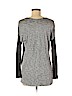Ann Taylor LOFT 100% Rayon Gray Long Sleeve Top Size M (petite) - photo 2