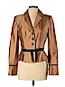 Kay Unger 100% Silk Gold Silk Blazer Size 10 - photo 1