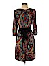 Trina Turk 100% Silk Black Casual Dress Size 10 - photo 2