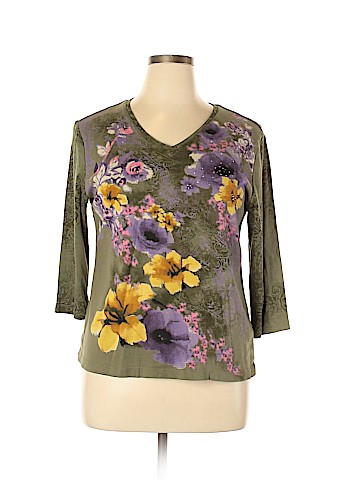 Nicole Miller 3/4 Sleeve Top (view 1)