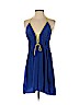 Black Halo 100% Silk Blue Casual Dress Size XS - photo 1