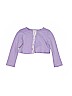 Sweet Heart Rose Polka Dots Purple Cardigan Size 3T - photo 1