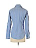 Faconnable 100% Cotton Blue Long Sleeve Blouse Size S - photo 2