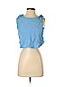 Zara 100% Viscose Blue Sleeveless Blouse Size S - photo 1