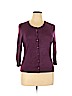 Halogen Purple Cardigan Size XL (petite) - photo 1