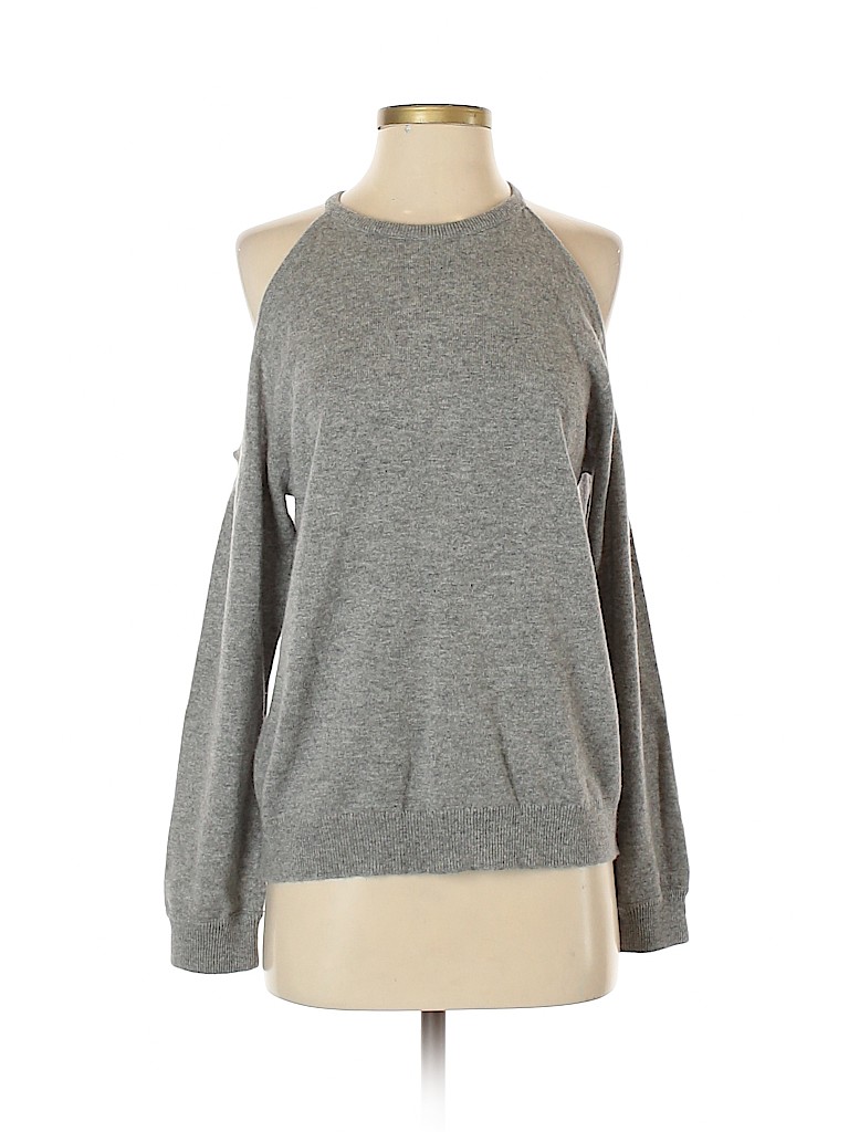 Theory 100% Cashmere Gray Cashmere Pullover Sweater Size S - photo 1