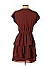 Point Sur 100% Polyester Brown Casual Dress Size 4 (petite) - photo 2